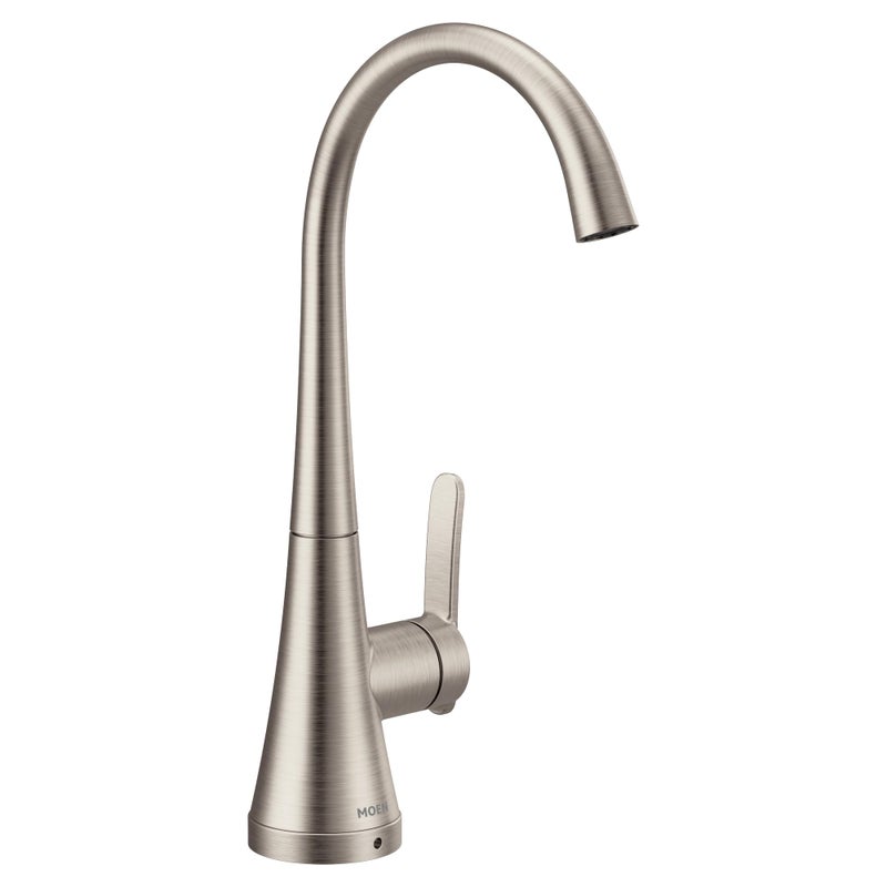 Moen S5535SRS Sinema OneHandle High Arc Single Mount Beverage Faucet Optional Water Filtration System Available Sold Separately Spot Resist Stainless