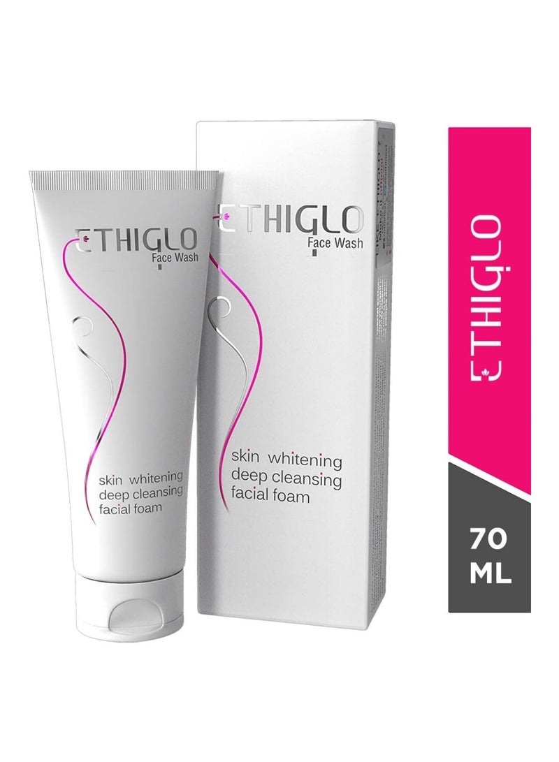 Ethiglo Skin Whitening Face Wash 70g (Pack of 2) – Brightening & Deep Cleansing Formula - Image 2