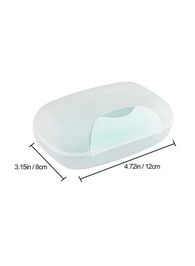 3-Piece Soap Holder, Soap Box Travel Soap Container Case for Bathroom Camping GymBusiness Trip - Image 2