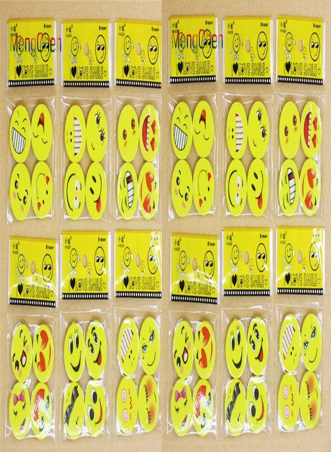 The Art Bundle Yellow Color Erasers/Rubber Birthday Return Gifts for Kids (Pack of 40 Pcs Erasers / 10 Packets) - Image 1