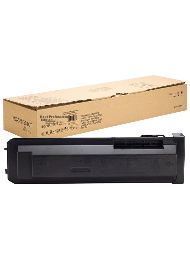 Kst K Mx-560ct/561ct Toner Cartridge, Black , Print Yield 35,000 Pages, Professional Versio - Image 1