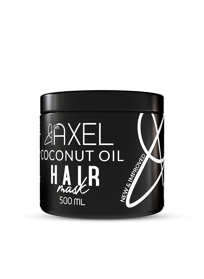 Axel Axel Coconut Hair Mask 500ml - Reduces Frizz, Sulfate & Paraben-Free  - Image 1