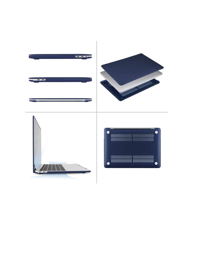 Case for MacBook Pro 13 Inch Case 2020 2019 2018 2017 2016 Release A2338 M1 A2289 A2251 A2159 A1989 A1706 A1708 Hard Case Shell Cover for MacBook Pro 13/13.3 inch Case Dark Blue Color - Image 3