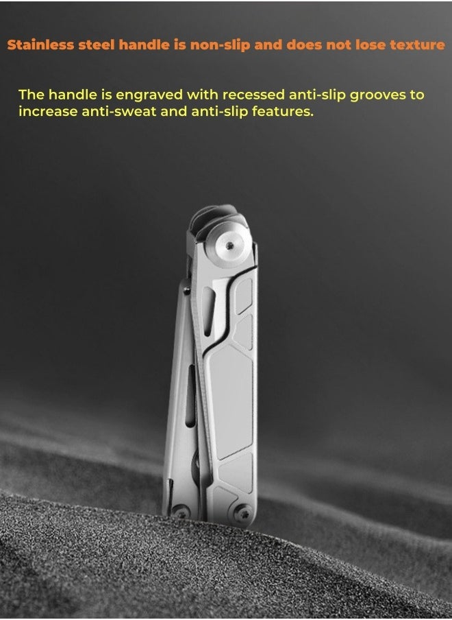 Browning - Stainless Steel Multifunctional Knife And Scissors Outdoor Camping Pocket Tool Knife Multifunctional Tool home Scissors - Image 1