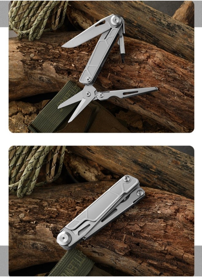 Browning - Stainless Steel Multifunctional Knife And Scissors Outdoor Camping Pocket Tool Knife Multifunctional Tool home Scissors - Image 1
