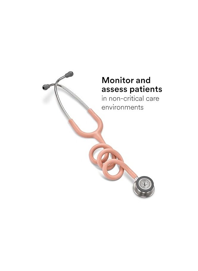 Littmann 3M Littmann Classic III Stethoscope, Model 5910C, Stainless Steel Chest Piece with Champagne Rose Tubing  - Image 2