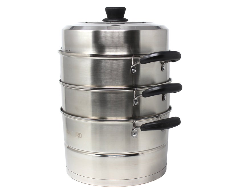 Concord Cookware CONCORD 3 Tier Premium Stainless Steel Steamer Set (32 CM) - Image 2