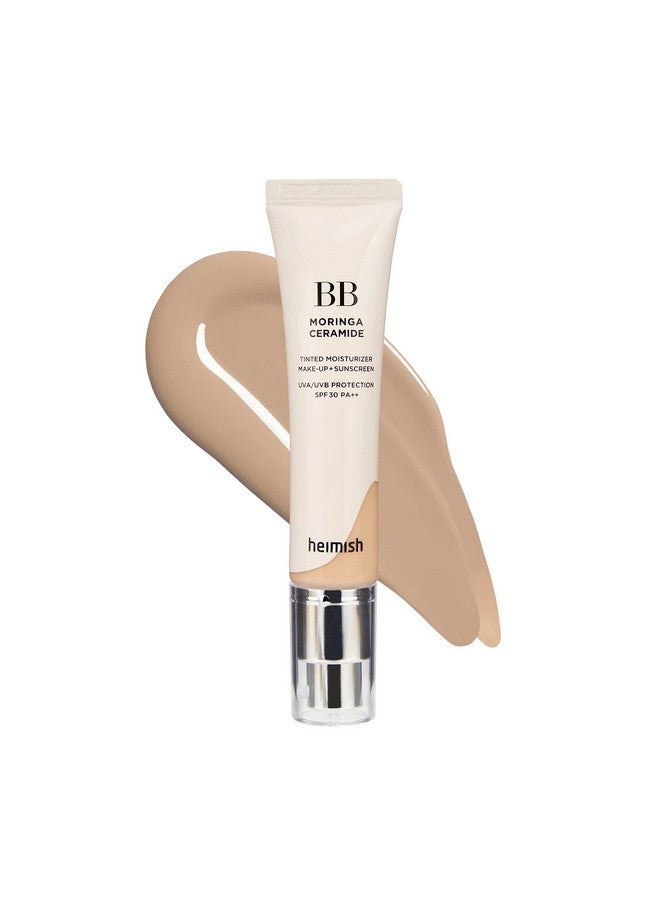 Heimish ] Moringa Ceramide Bb Cream Spf 30 Pa++ 23C Nude 2.05 Oz / 58.11 G ; Long Lasting Mosturizing High Coverage Bb Cream ; Spot Cover Spf Foundation Sun Care Uv Shield Blemish Cover - Image 2
