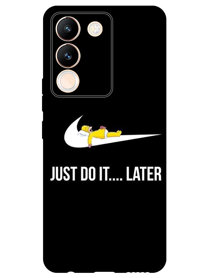 Theodor Protective Case Anti Scratch Shock Proof Bumper Cover For Vivo V29e Just Do it Later - Image 1