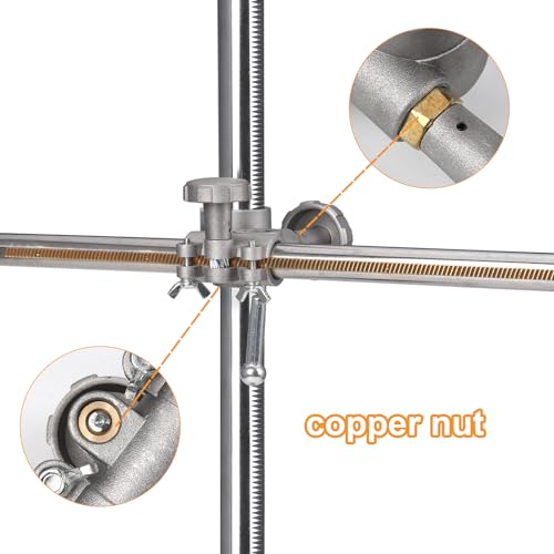 ICZW Welding Torch Holder Mig Tig Gun Torch Holder with V Clamp Mountings For Welding Positioner Turntable (19.6 * 23.6 inch) - Image 5