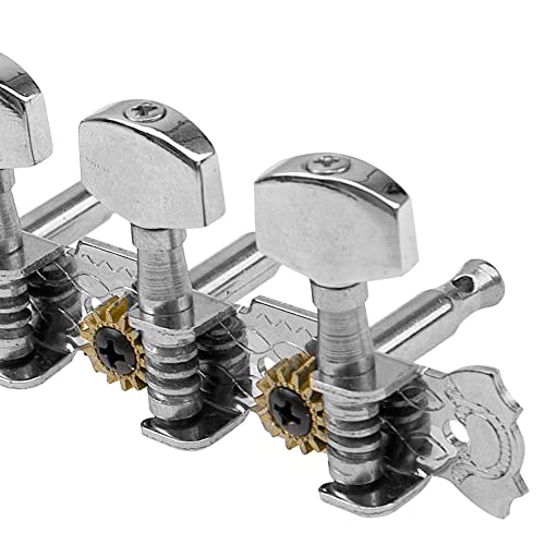 Yootones 12 String Guitar Metal Tuning Pegs Machine Heads Tuning Keys 6R6L Tuners 1:14 Compatible with 12 String Acoustic Guitars Chrome Plated - Image 5