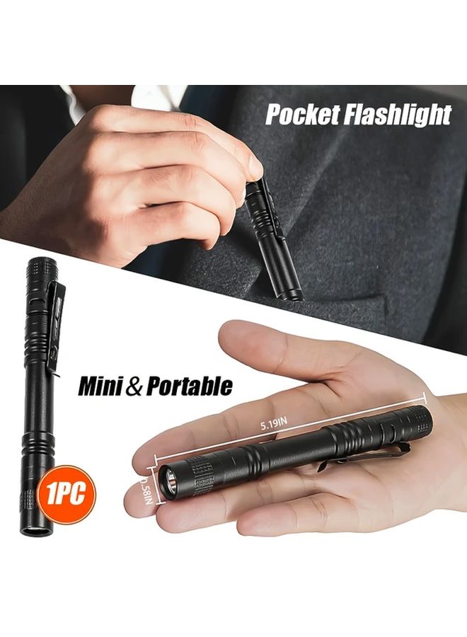 Red Light LED Pen Flashlight Portable Aluminum Alloy Mini Torch For Outdoor - Image 5