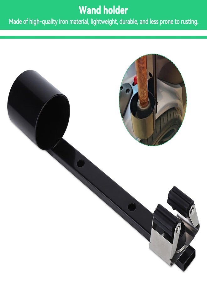 Agatige Cane Holder for Mobility Scooter, Walker Cane Clip Seat Holder Stand Walking Cane Accessories for Wheelchair Walker Disability Accessories, 24.5x6.5cm/9.7x2.6in - Image 2