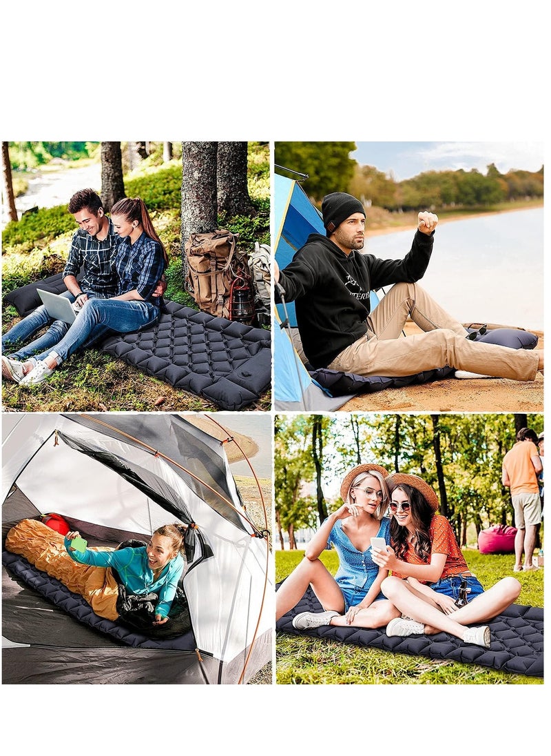 Generic - Self Inflating Camping Sleeping Pad Widen & Thicken Camping Mat with Pillow, Lightweight Single Air Mattress Bed for Outdoor Backpacking Hiking Travel(Single) - Image 1