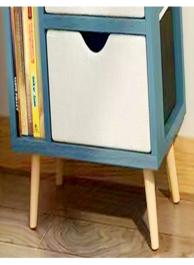 سي آند سي هوم تصميم حديث متعدد الأغراض 3 أدراج و 1 رف تخزين طاولة جانبية منضدة بجانب السرير طاولة قهوة لغرفة نوم غرفة المعيشة أثاث المكاتب المنزلية 50x28x61 سم - Image 2