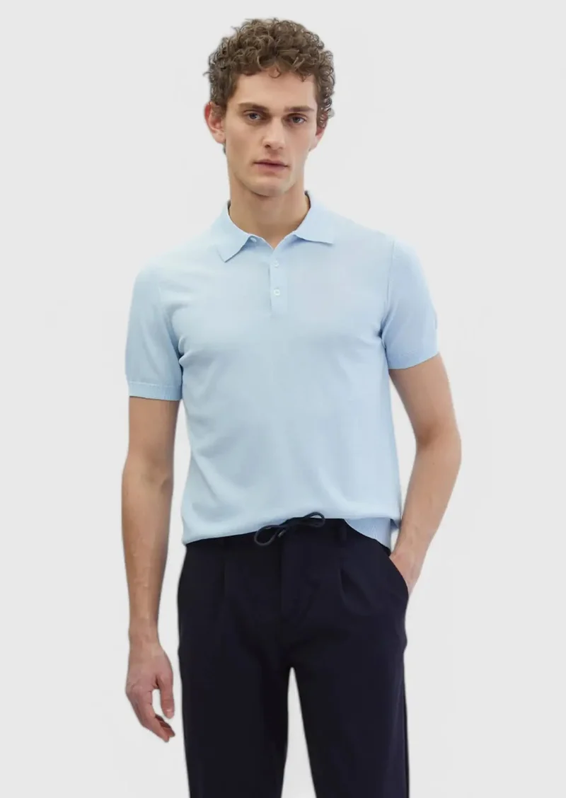 RAMSEY Light Blue Knitwear