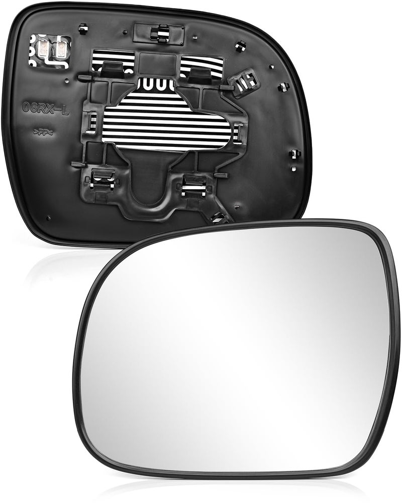 PASSENGER SIDE MIRROR GLASS ASSEMBLY WITH PLASTIC BACKING PLATE HEATED LED TURN SIGNAL COMPATIBLE WITH CHEVROLET AVALANCHE SILVERADO SUBURBAN TAHOE GMC SIERRA YUKON XL CADILLAC ESCALADE 20072014