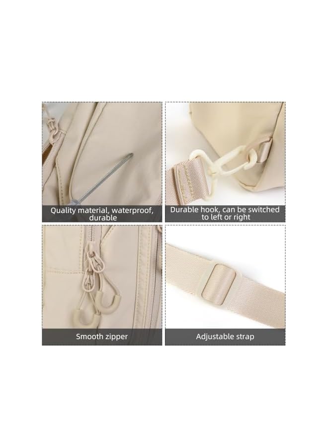 PROMASS Women Crossbody Backpack Sling Bag, Small Chest Bag Daypack Fanny Pack Crossbody Bag For Hiking Traveling Outdoor Backpack Multipurpose Chest Bag For Women - Image 2