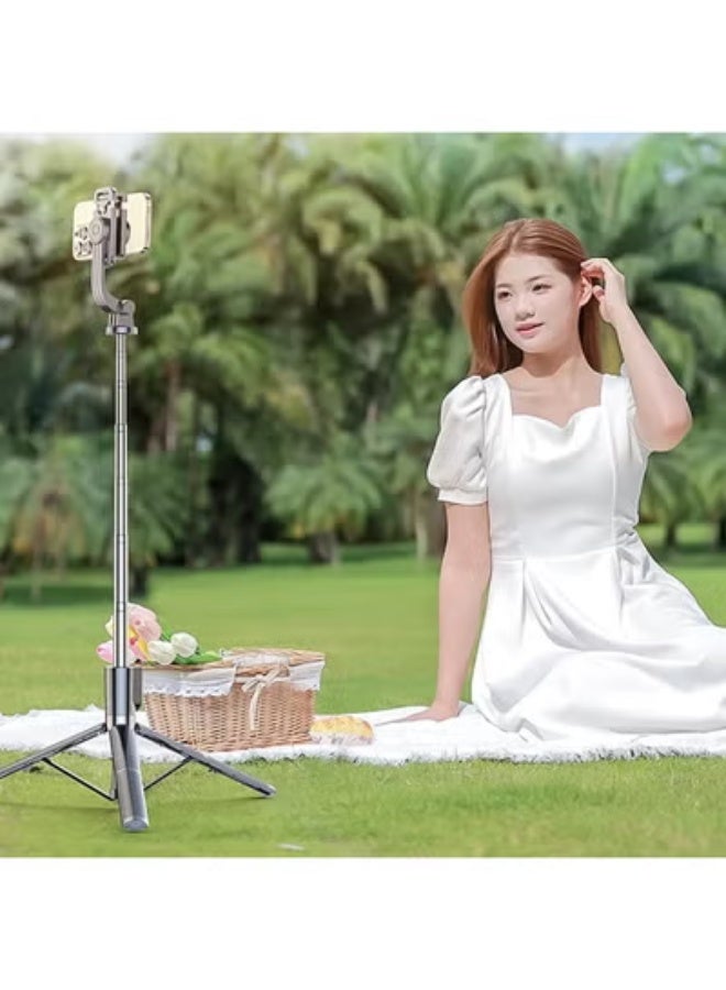 170cm Phone Tripod & Selfie Stick – Extendable Tripod Stand with Remote Control and Rotating Phone Holder, Compatible with iPhone & Android Smartphones - Image 2