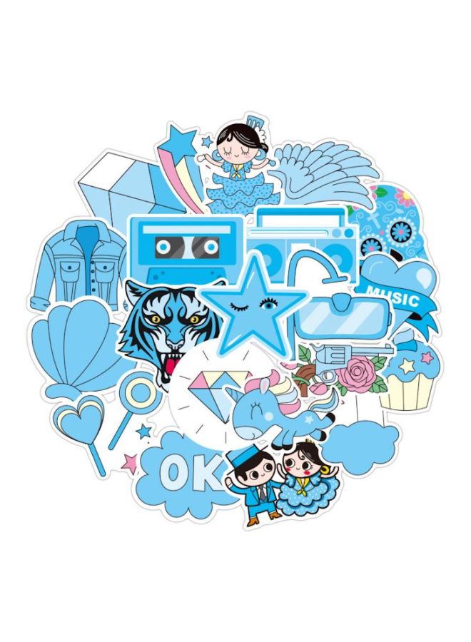 NIBEMINENT 37-Piece Waterproof Vinyl Stickers - Image 4