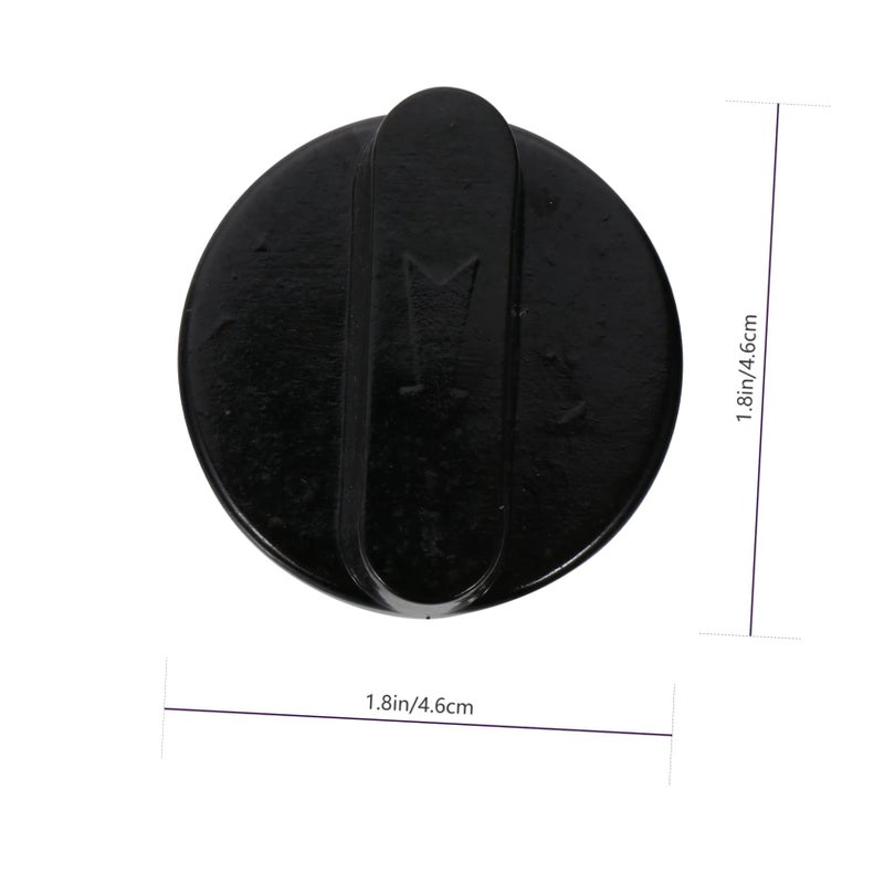 10 Pack Gas Stove Control Knobs Sturdy Black Replacement Buttons Easy Install - Image 3
