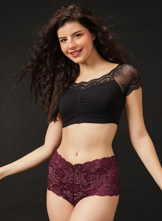 Clovia Mid Waist Boyshorts