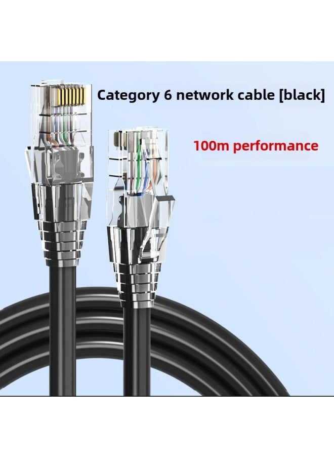 Generic Source Six Types Of Gigabit Network Cable CAT6 Finished Network Jumper High-speed Network Connection Line Computer Cable Broadband-Color:Category 6 Gigabit Gray (environmentally Friendly Model)-Line Length:1m  - Image 3
