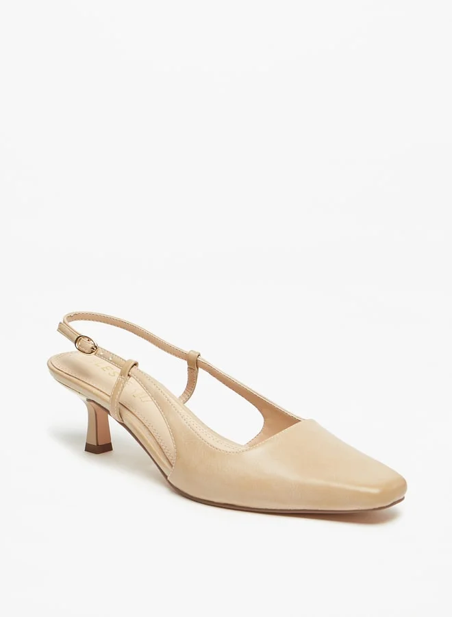 سيليست صنادل نسائية بحزام خلفي وكعب خنجري