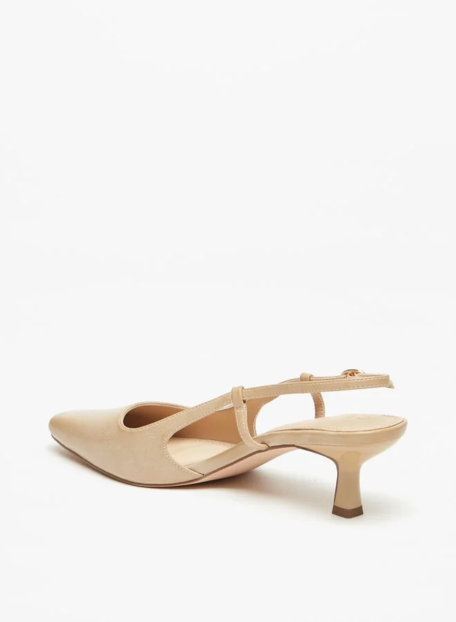 سيليست صنادل نسائية بحزام خلفي وكعب خنجري