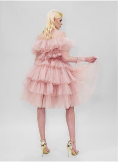 BITOLIA GALLERY Mini Pink Ballerina Tulle Dress  - Image 2