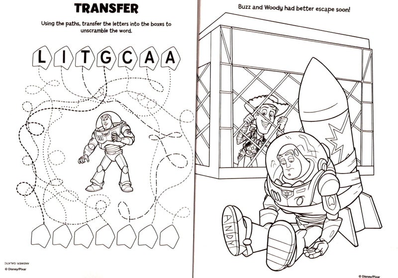 Disney Pixar Disney Toy Story - Gigantic Coloring & Activity Book - 120 Pages - Image 2
