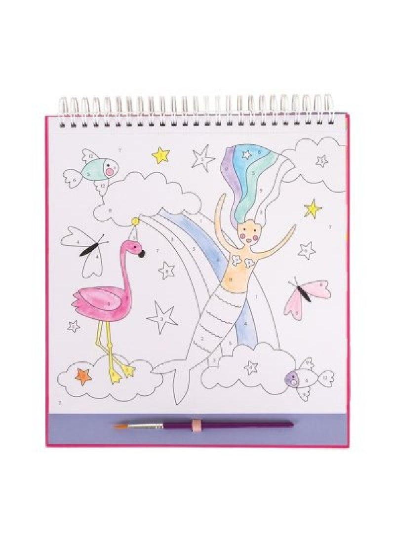 Floss & Rock - Floss & Rock Fantasy Paint by Numbers – Creative Painting Set for Kids, Magical Fantasy Designs, Fun & Easy Art Project - Image 1