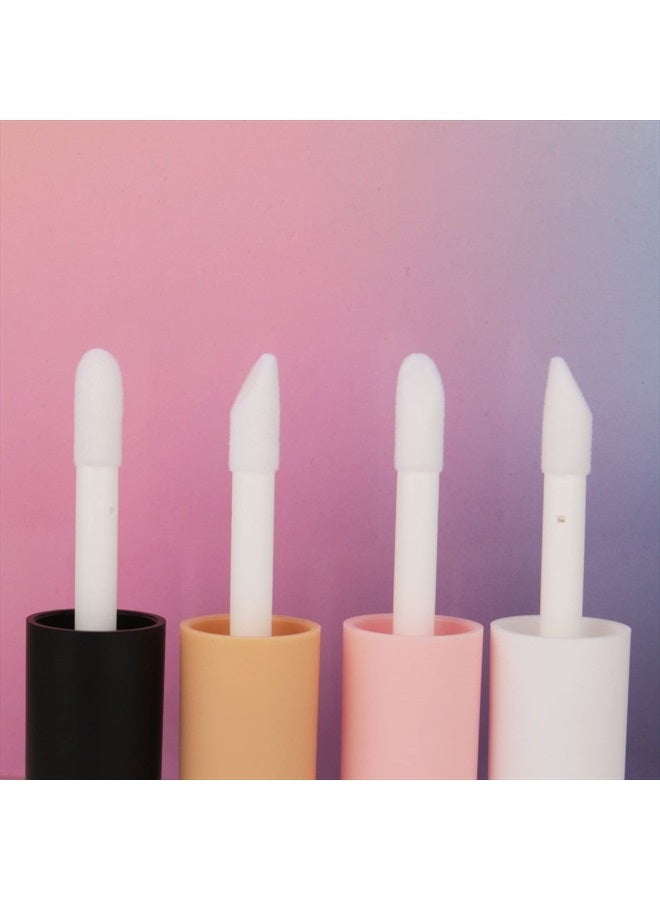 COSIDEA 15PCS Empty PETG big doe foot Wand Lip Gloss Tubes 10ml 0.33 OZ Pink lipgloss Tube with Thick brush Applicator for Castor oil tint DIY concealer tube packing - Image 4