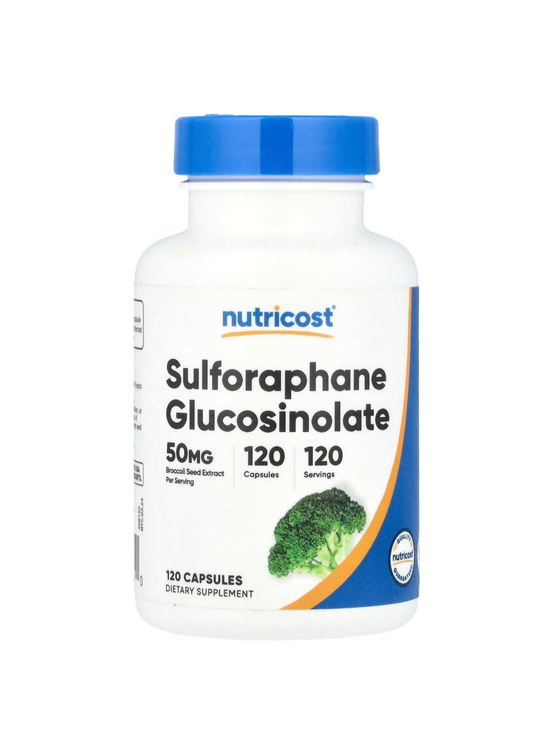 Sulforaphane Glucosinolate , 50 mg, 120 Capsules