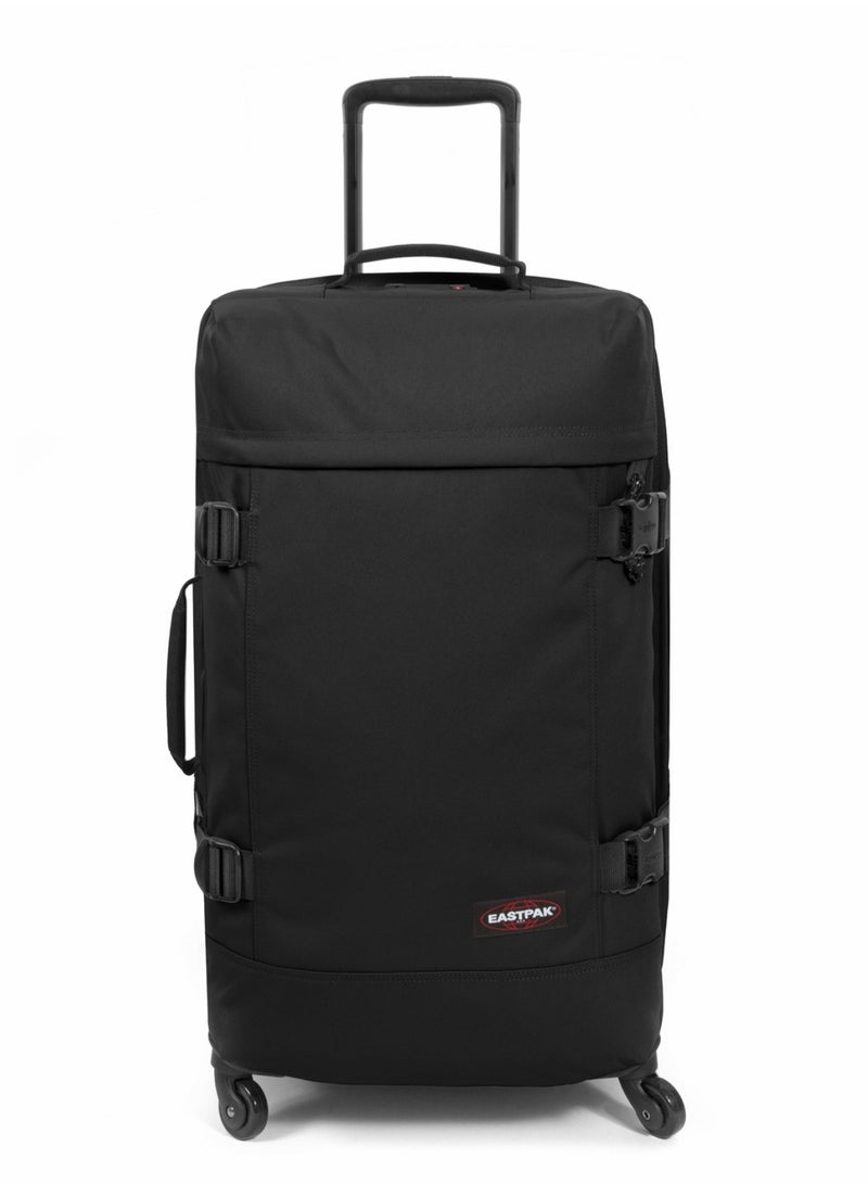 EASTPAK TRANS4 M Medium 4-wheel travel trolley with 2 main compartments and TSA lock - 68L,3.50 kgs - Black - Image 1