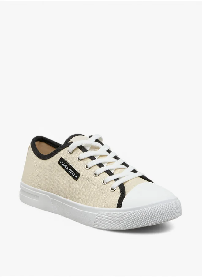 Flora Bella By Shoexpress Logo Detail Lace-Up Sneakers