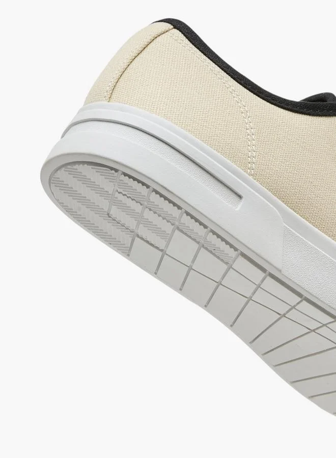 Flora Bella By Shoexpress BEIGE Logo Detail Lace-Up Sneakers for Women | Best Price UAE