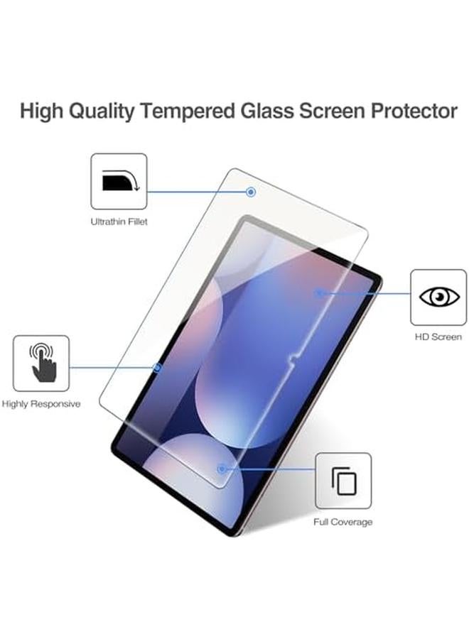 Procases 2 Pack Screen Protector For Galaxy Tab S9 Fe Plus S9 Plus S8 Plus Tab S7 Fe Tab S7 Plus 12.4 Inch 9H Hardness Tempered Glass Hd Clear Film For Galaxy Tablet Sm X610 X810 X800 T730 T970 - Image 3