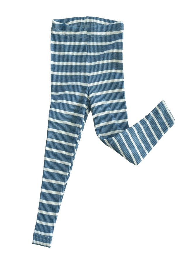 AVAUMA Baby Boys Girls Pajama Set 6M-7T Kids Cute Toddler Snug fit Pjs Cotton Sleepwear (Stripe_Dark Blue/Ivory Large) - Image 3