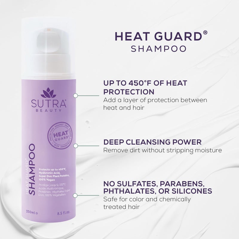 SUTRA Heat Guard Hair Shampoo for Frizzy, Dry & Damaged Hair - Thermal Protecting Shampoo Hydrates, Protects & Repairs Against Heat with Hyaluronic Acid - Anti-Frizz Haircare Products - Image 5