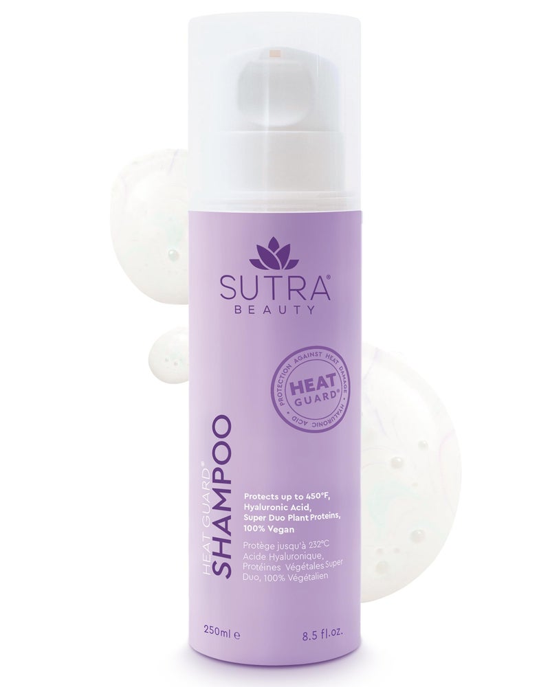 SUTRA Heat Guard Hair Shampoo for Frizzy, Dry & Damaged Hair - Thermal Protecting Shampoo Hydrates, Protects & Repairs Against Heat with Hyaluronic Acid - Anti-Frizz Haircare Products - Image 1