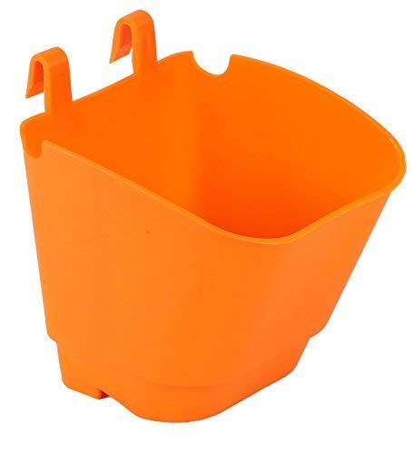 CAPPL Vertical Garden Wall Hanging Pot (Pack of 8, Orange) - Image 4