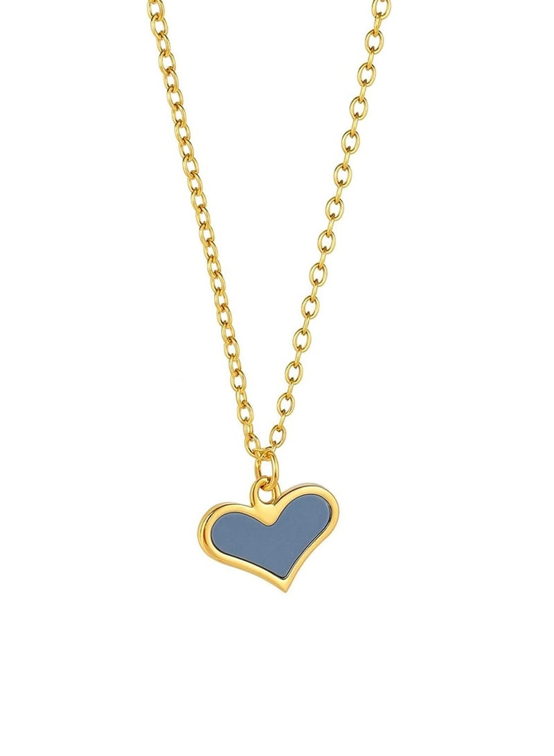 فلافي سلسلة حريمي بدلاية قلب بلون أزرق فاتح – تصميم أنيق - Image 3