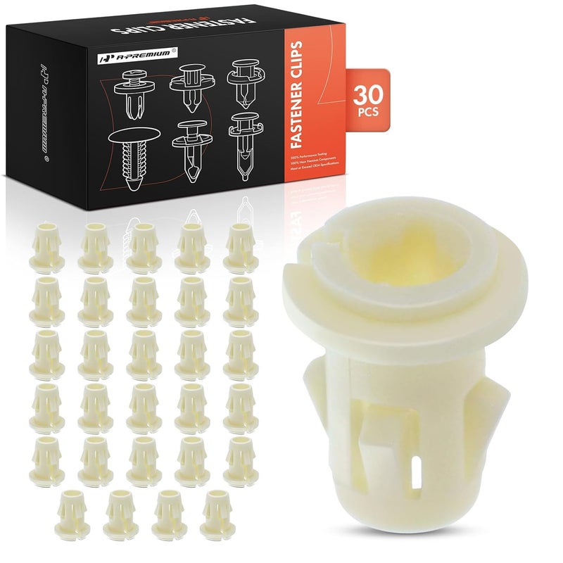 A-Premium 30PCS Nylon Retainer Clip Fasteners - Image 1