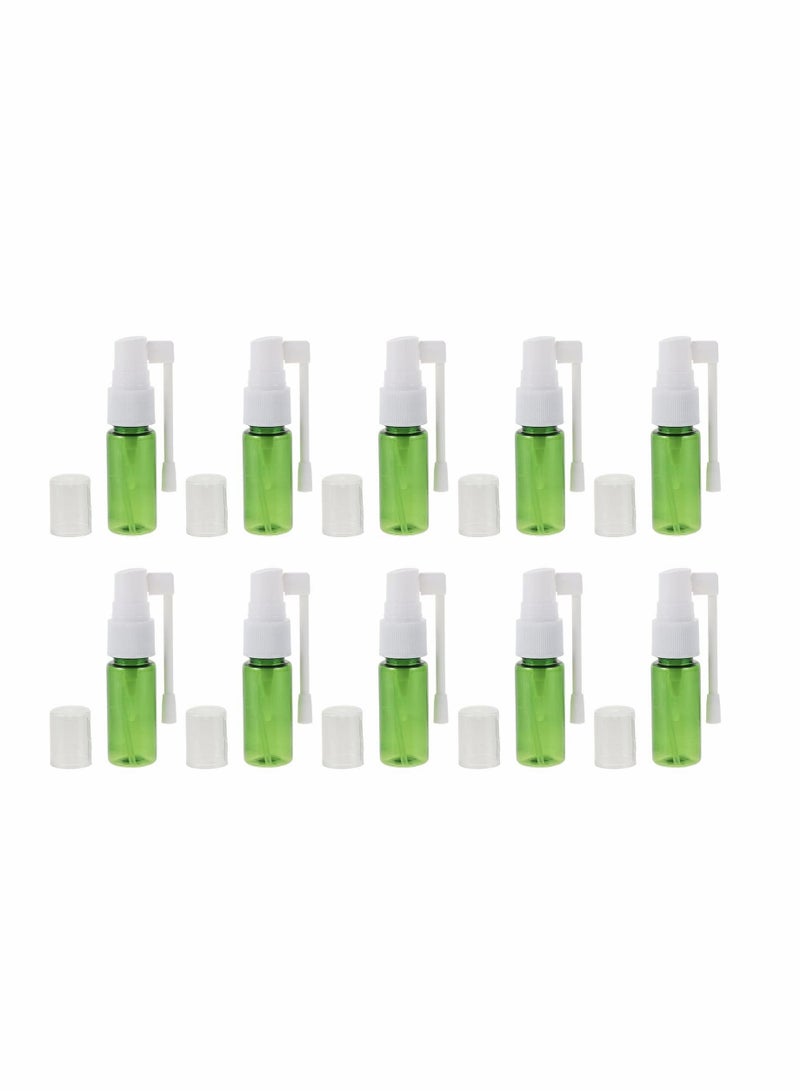 Y&D 10Pcs Empty Nasal Spray Bottles 20ml Fine Mist Throat Sprayer Rhinitis Dispenser Refillable for Home Outdoor Travel Use Style 2  - Image 1