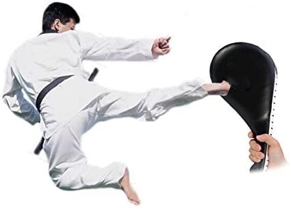 Estink وسادة ركلة التايكوندو، هدف تدريب التايكوندو كاراتيه كيك بوكسينغ، وسادة تدريب الركل، 15.4" × 7.7" × 2"، سوداء - Image 1