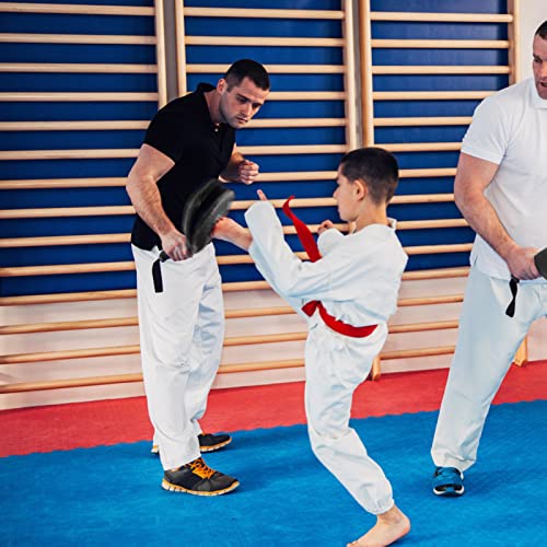 Estink وسادة ركلة التايكوندو، هدف تدريب التايكوندو كاراتيه كيك بوكسينغ، وسادة تدريب الركل، 15.4" × 7.7" × 2"، سوداء - Image 3