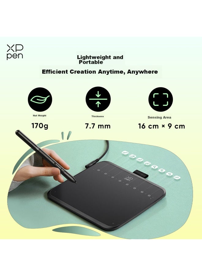 XPPen Deco 640 Digital Stylus, 16K Ultra-Sensitive Pressure Sensing, Connects To Phones, Drawing Tablets For Computers, Writing Tablets For Online Classes, Electronic Drawing Board, Writing Pad, Input Pad - Image 5