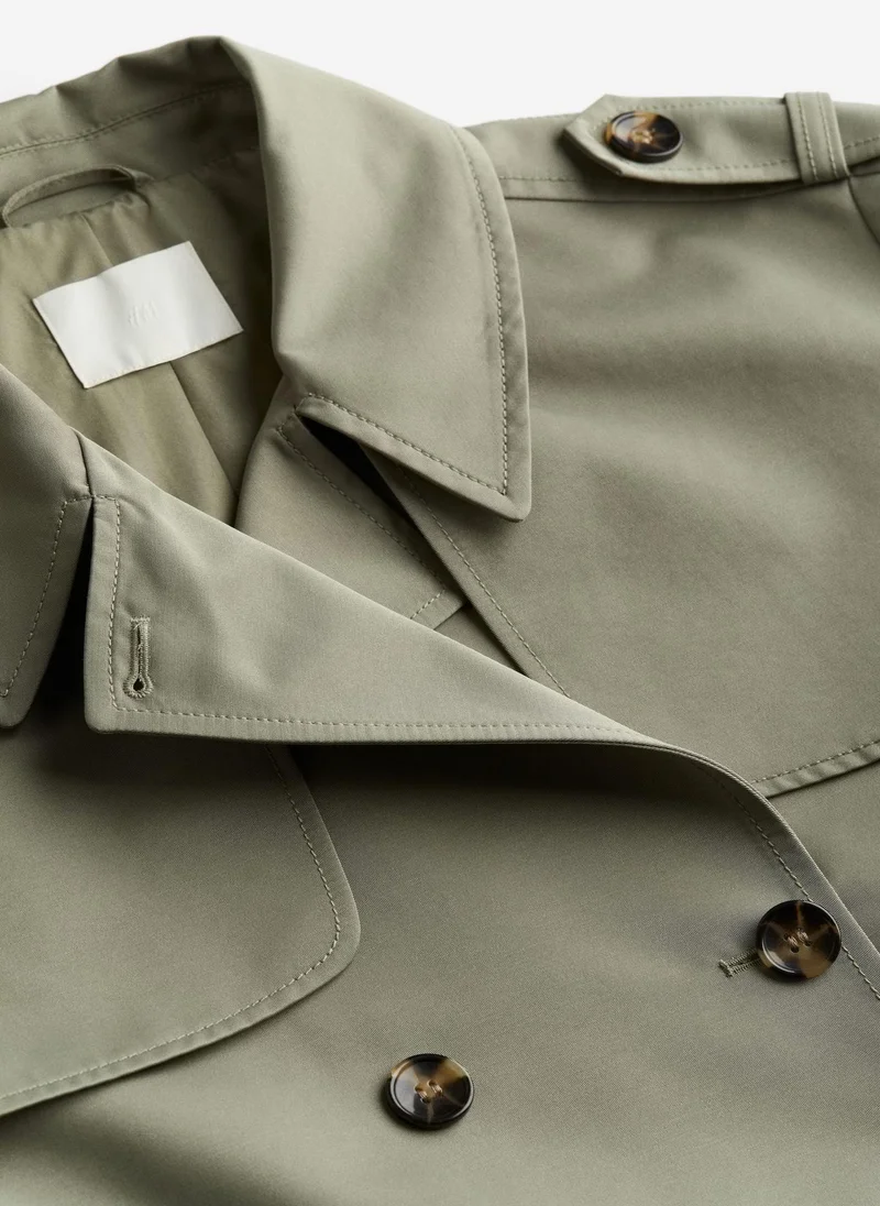 اتش اند ام Double Breasted Trenchcoat