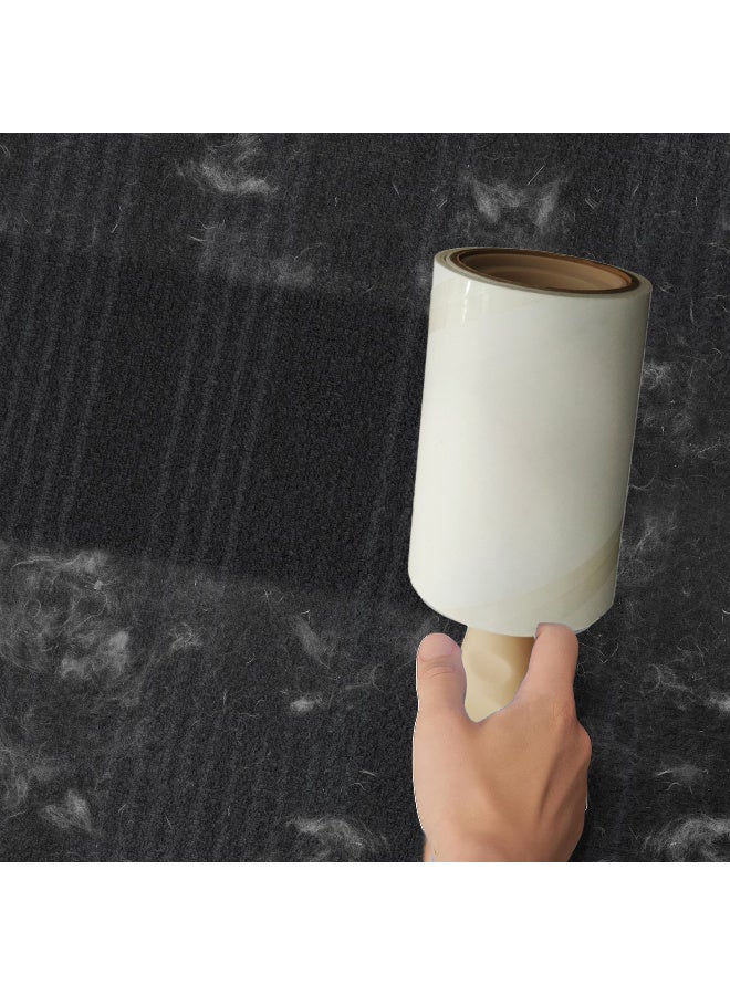 Multifunctional Lint Roller with 4 Extra Refill Sticky Rolls to Remove Fibrous Lint Animal Hairs from Clothes - Image 2
